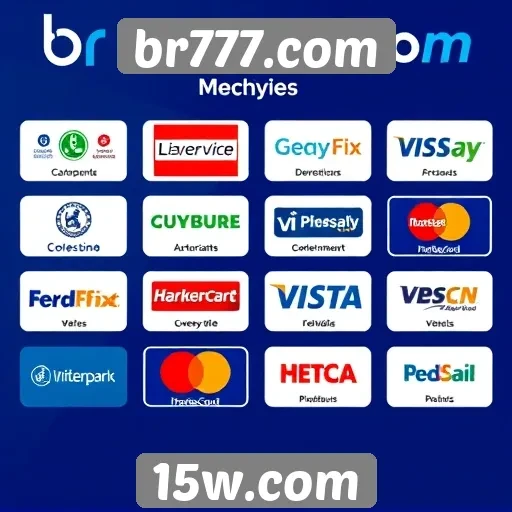 Notável diversidade de métodos de pagamento no br777.com